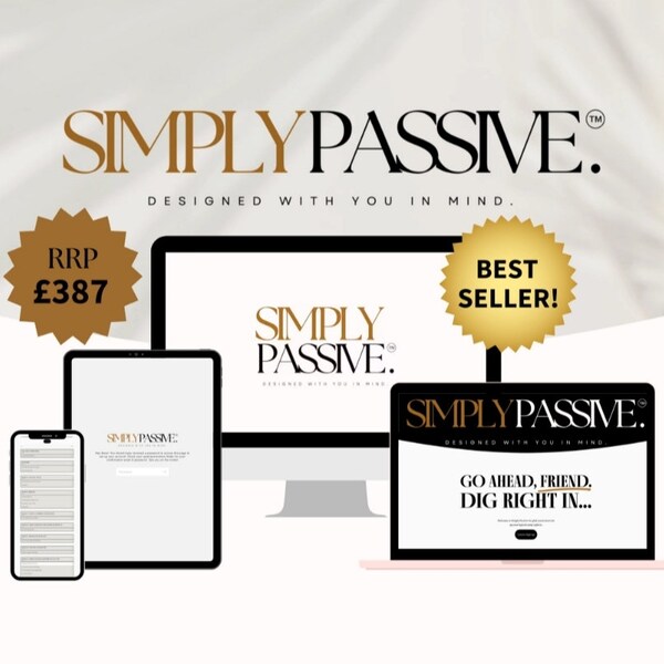 Official Simply Passive Course Digital Marketing Course with MRR Master Resell Rights plr Faceless Reels Videos MRR Product 100% Profit MRR