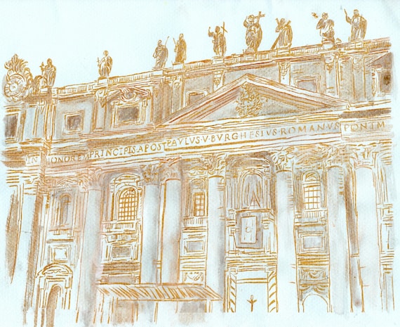 Easter Mass at the Vatican March 2024; Rome, Italy, “Jesus, the true living God;” 2025, French Azure Archival Paper; Joanna Geeker ORIGINAL