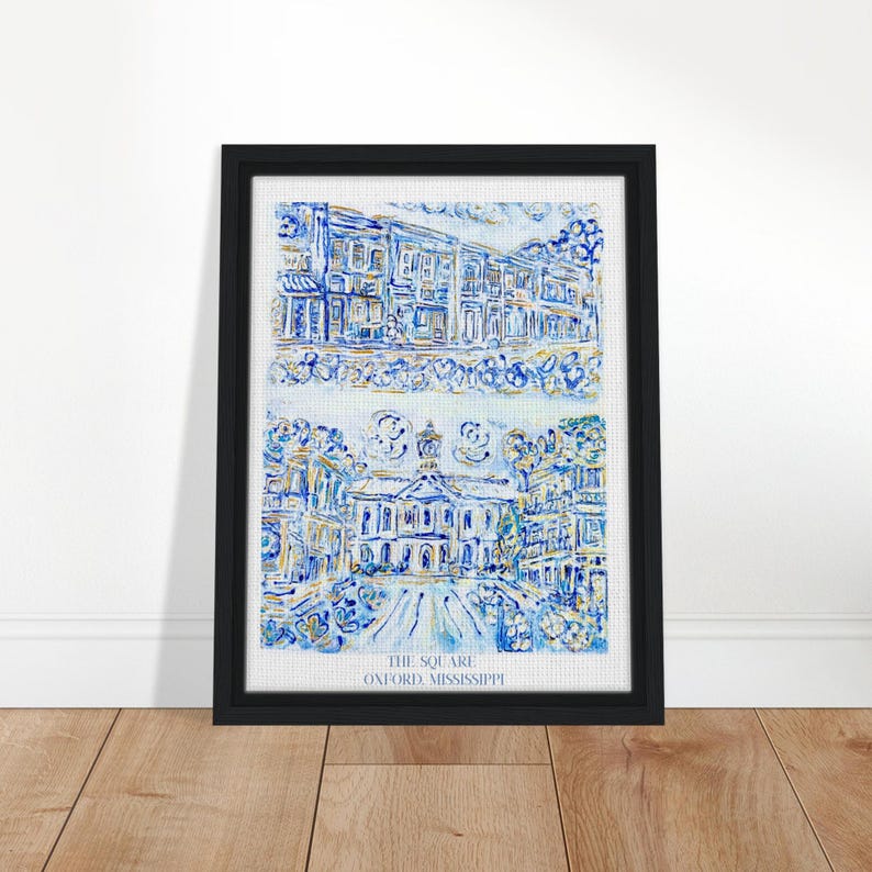 Ingelijst canvas 30 x 40 cm / 12 x 16″ afbeelding 2