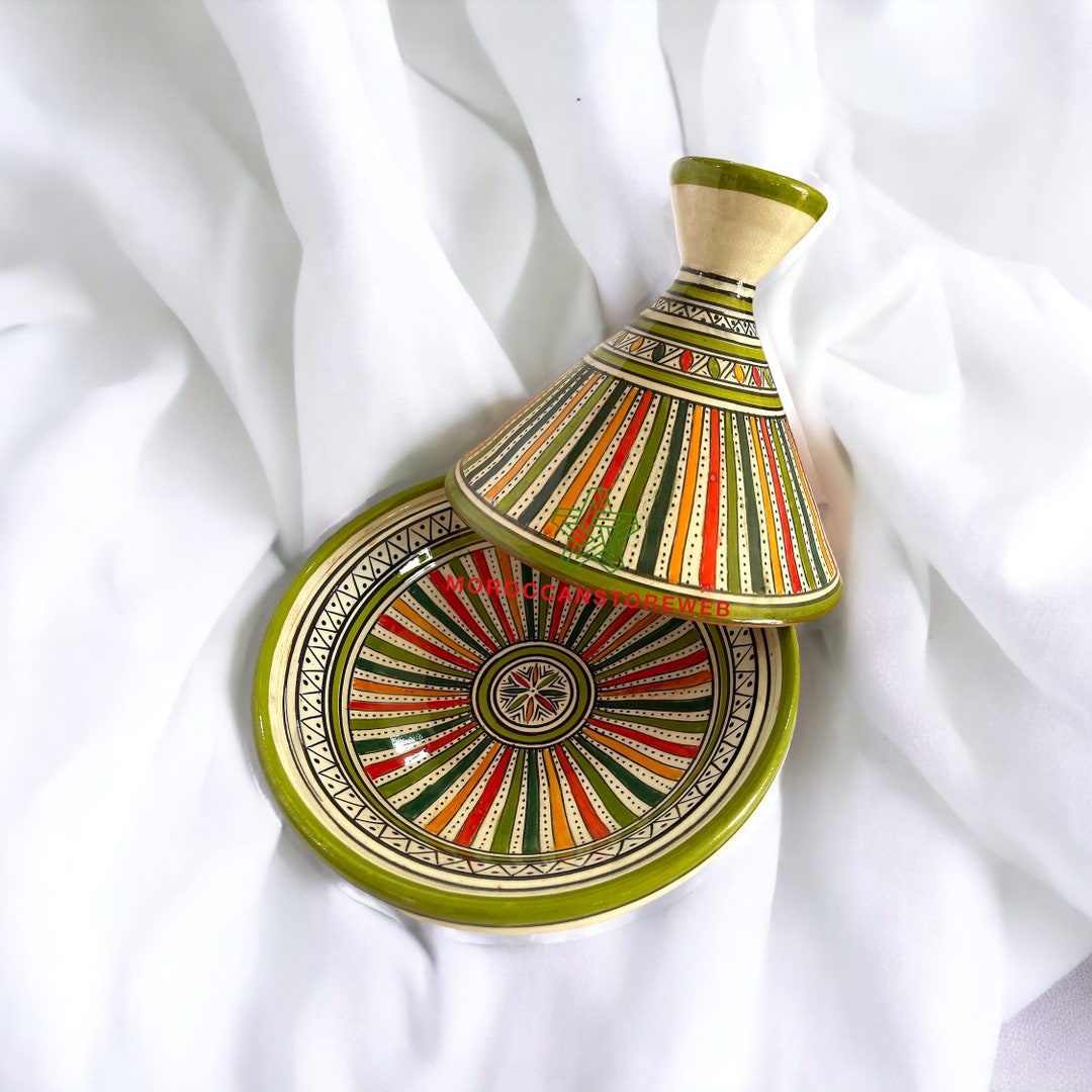 Handpainted Moroccan Tajine Pottery Handmade Tajine for Etsy