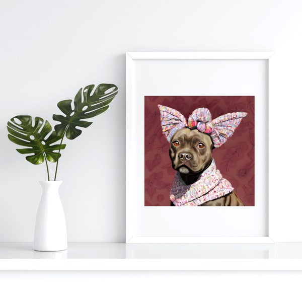 10 außergewöhnliche digitale Individuelle Hundeportraits, Personalisierte Tierportraits, Unikate, Digitaler Download