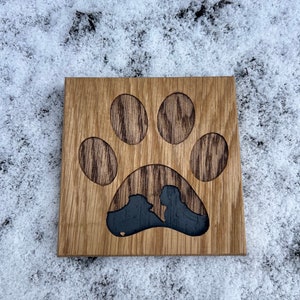 A Girl & Her Dog   Sign, Wood Carved Sign, Rustoc Home, Wall Decor, Engraved Wood Sign, Rustic Cabin, Custom Sign, Wall Art, Pawprint, Puppy