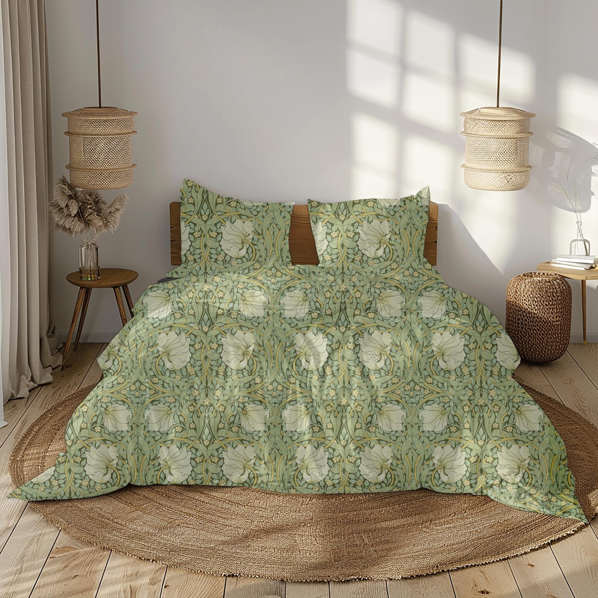 WeCozy Parure De Lit 3 Pièces Avec Couette Et 2 Taies D'oreiller