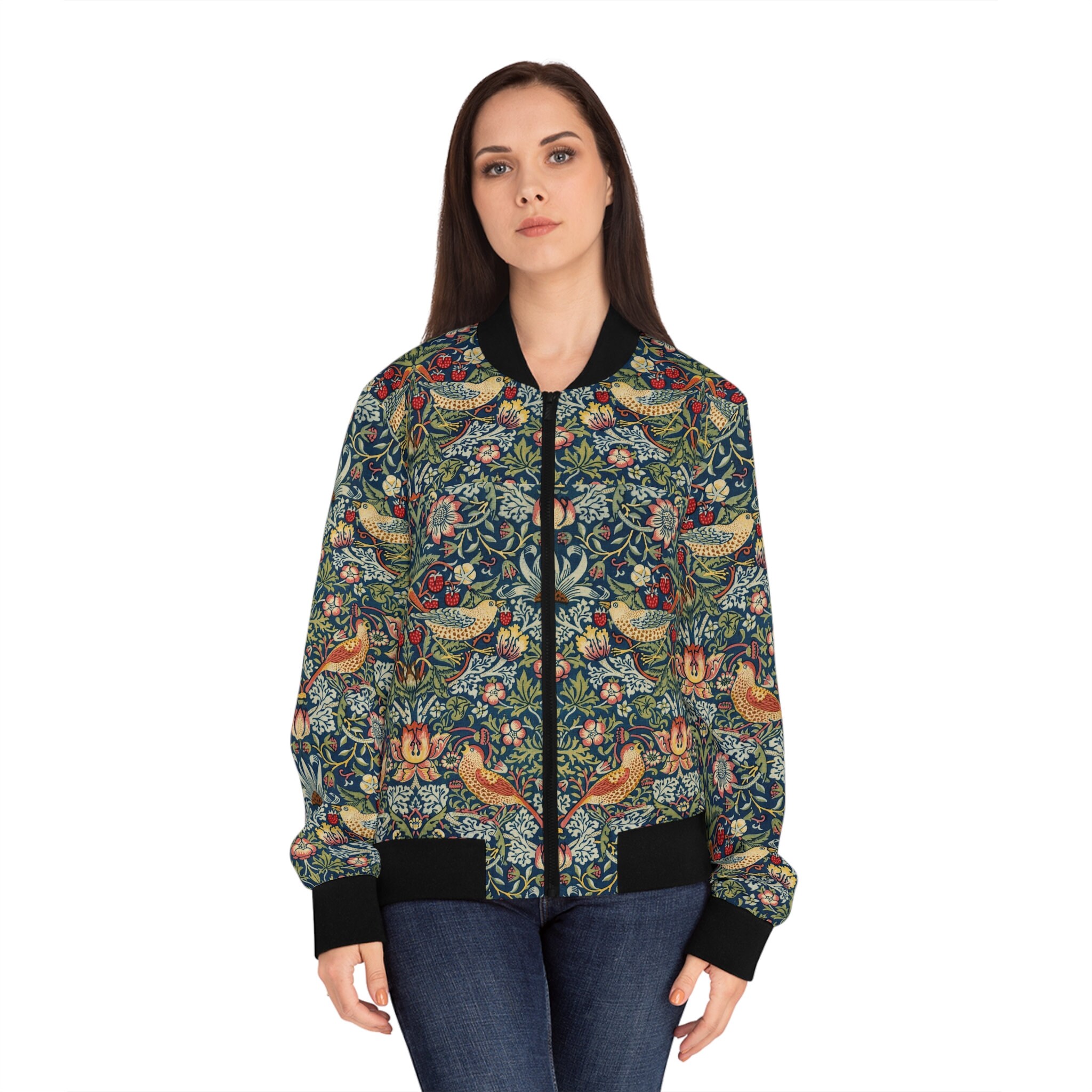 William Morris Strawberry Thief Women's Bomber Jacket