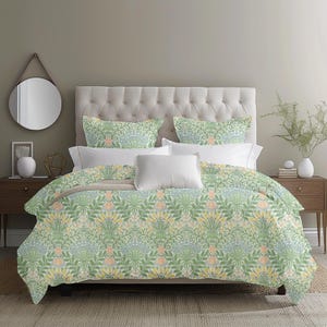 William Morris Garden Duvet Cover Luxurious Bedding Art Nouveau Maximalist Decor Summer Linens Floral Duvet Cover Cottagecore Lovely Floral