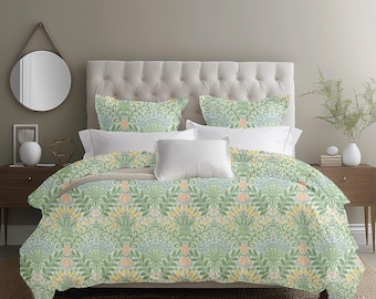 William Morris Garden Duvet Cover Luxurious Bedding Art Nouveau Maximalist Decor Summer Linens Floral Duvet Cover Cottagecore Lovely Floral