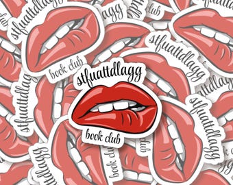 STFUATTDLAGG Book Club Sticker: Spicy Book Lover