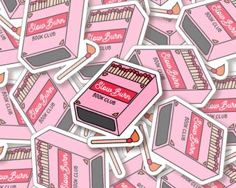 Romance Reader Sticker | Slow Burn Book Club