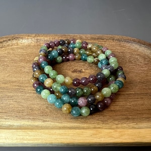 Rainbow Tourmaline Bracelet | Crystal Bracelet | Crystal Jewelry