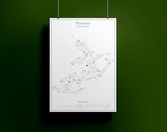 Pennard Golf Club Course Map