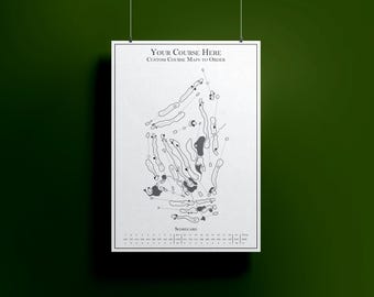 Custom Golf Course Map