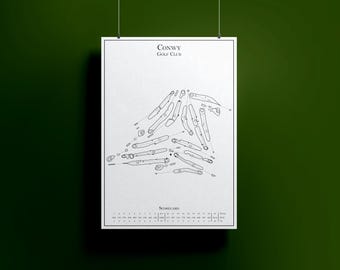 Conwy Golf Club Course Map