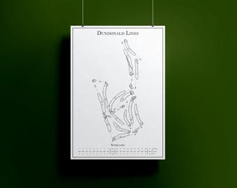Dundonald Links Golf Course Map