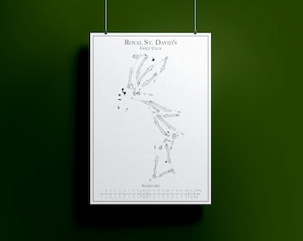 Royal St. David's Golf Club Course Map
