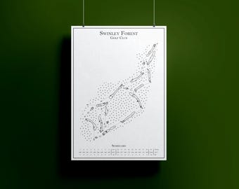 Swinley Forest Golf Club Course Map