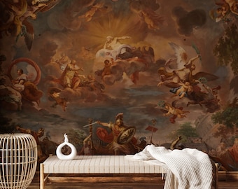 Modern Art Mural | Renaissance Art, Wallpaper Peel and Stick | Wall Mural Peel-andStick | Artful Wallpapers for Living Rooms | Self Adhesive