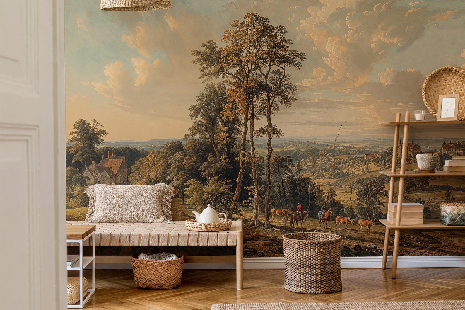 Scene Wallpaper, Scenic Wallpaper Mural, Countryside Wallpaper, Scenic ...