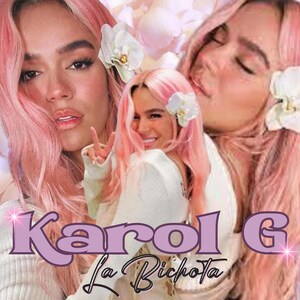Karol G Pink Hair