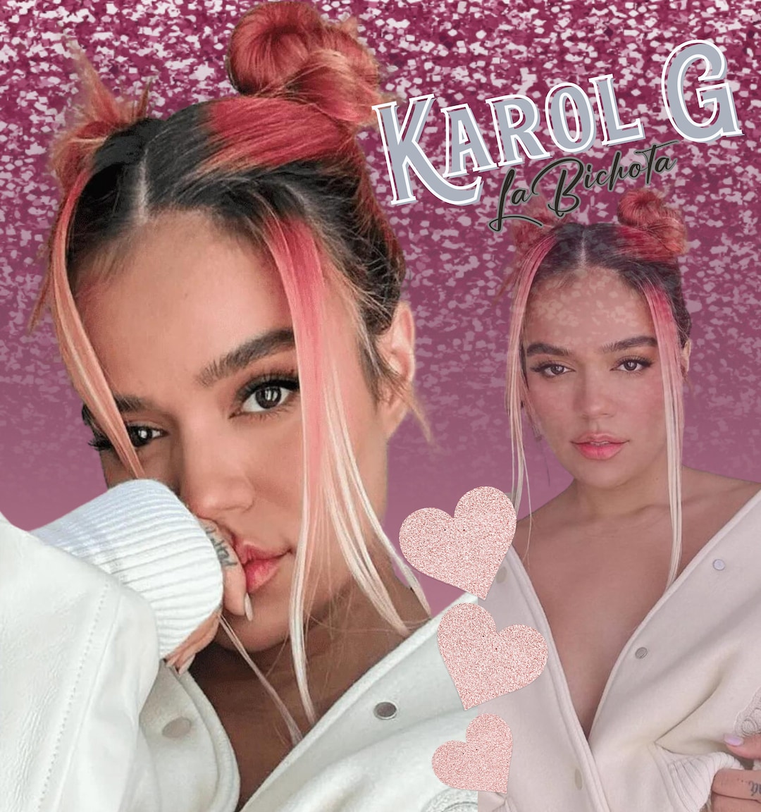 Karol G Pink Hair - Etsy