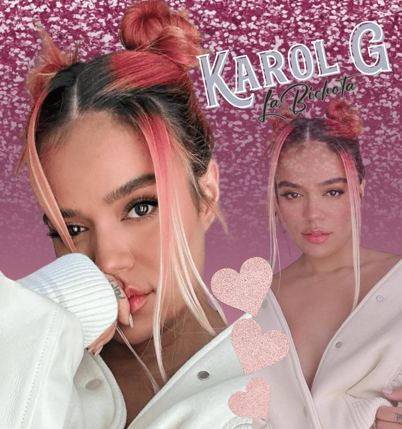 Karol G Pink Hair - Etsy