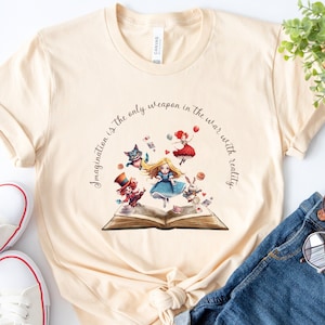 Alice in Wonderland Shirt, Alice in Wonderland Gift, Book Quotes, Alice in Wonderland TShirt, Bookish Tee, Wonderland Shirt, Wonderland Tee