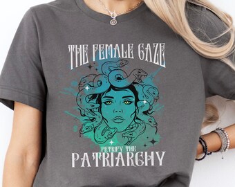 Medusa Feminist T-Shirt: Greek Mythology Witchy Tee