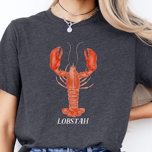 Lobster Shirt, Fisherman Aesthetic Shirts, Beach T Shirt, Coastal Cowgirl Shirt, Summer Vacation Tee, East Coast Vibes, Ocean Lover Gift