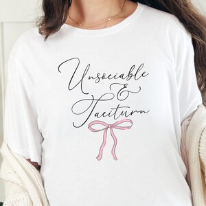 Pride and Prejudice Shirt: Coquette Bookish Reader Gift