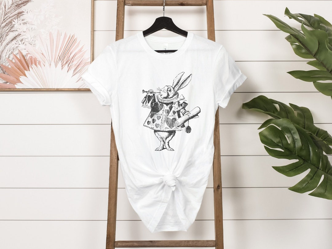 ★THE MUSEUM VISITOR★ RABBIT PRINTED TSHIRTS WHITE 08797 il_1080xN.4619096501_ffmr.jpg