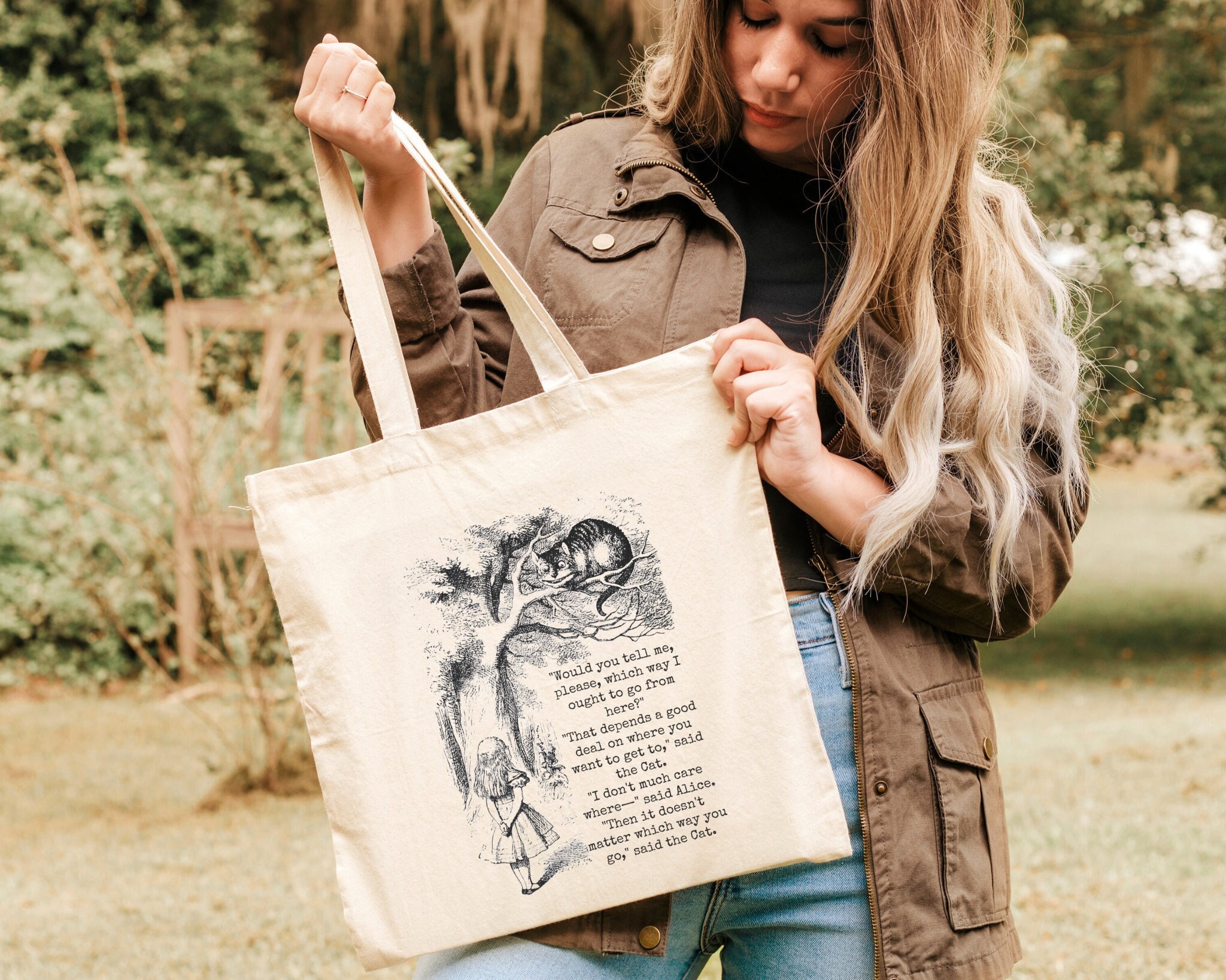 Alice's Adventures In Wonderland Tote Bag – Shelftify