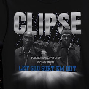 Clipse Tour, Clipse Tshirt, Let God Sort Em Out tour, Pusha T Tshirt, Malice Tshirt Gifts for her, Clipse Fan, Clipse Tour Tshirt