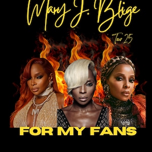 Mary J Blige The For My Fans Tour, Mary J PNG, Mary PNG, Mary J Blige Digital Download
