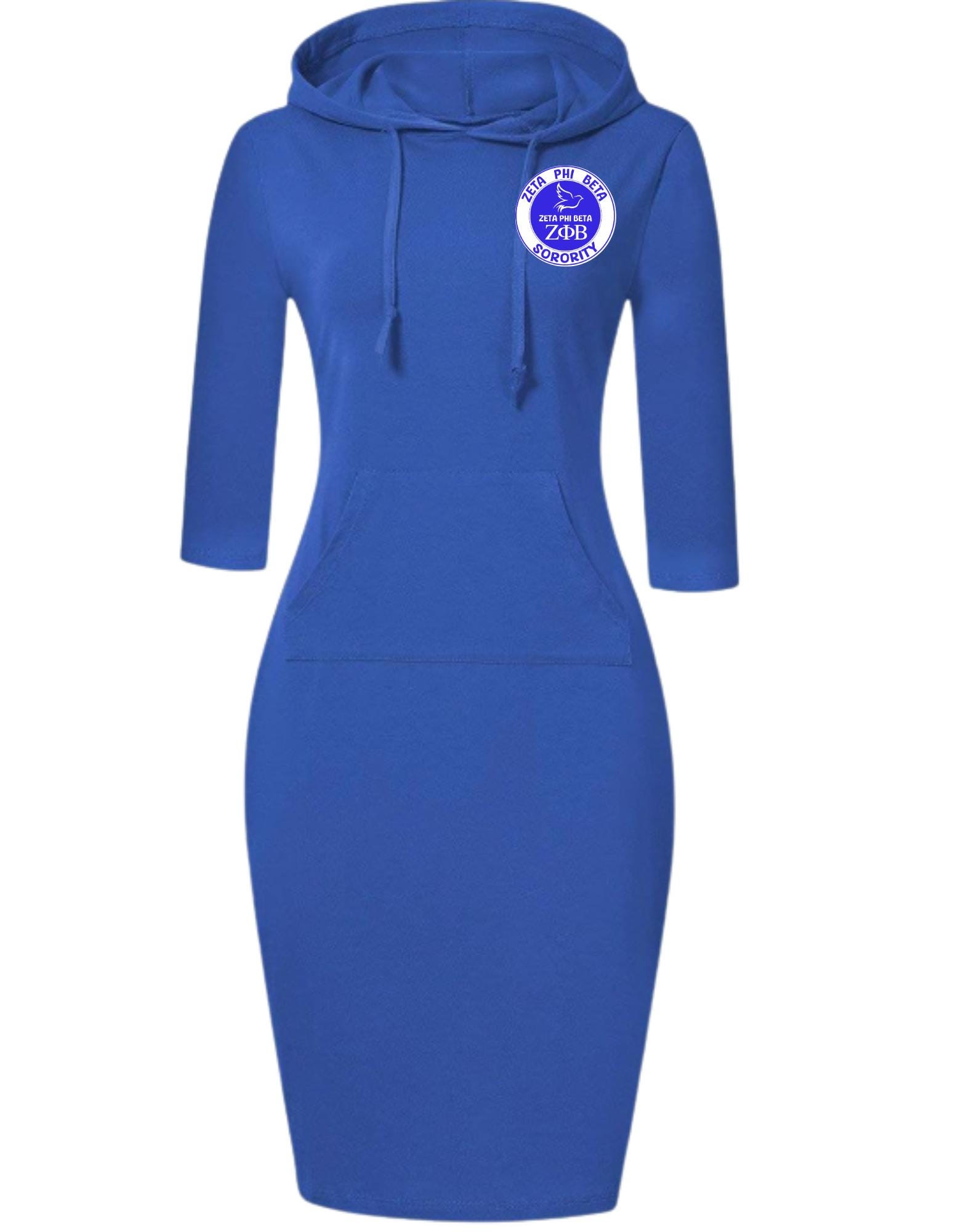 zeta phi beta jersey dress Dresses Fabric:SATIN