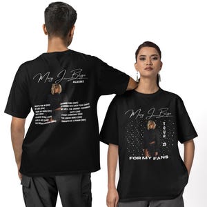 Mary J Blige Graphic Shirt, Mary J Blige, For My Fans Tour 2025 T-Shirt, Mary J Blige Fan Gift, Mary J Blige Merch, Mary J Blige Shirt