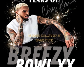 Chris Brown Digital Download, Breezy Bowl XX Download, Breezy Bowl PNG, Chris Brown Fan Gift, Chris Brown Merch. Breezy Bowl Tour