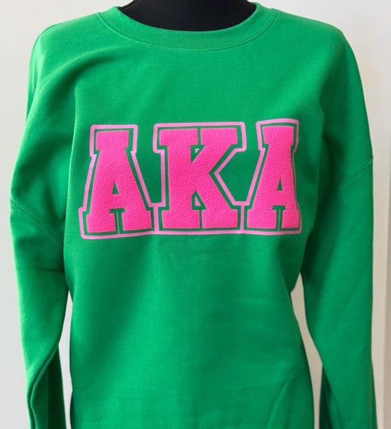 Hoodie Aka Greek Gear AKA Sweatshirt, Puff Print, AKA Soror, Greek