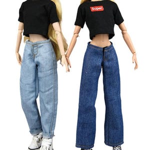 handmade jeans fit to any 12 inch dolls smart clothes