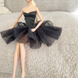 luxury handmade fashion doll royalty dress 12 inch doll smart doll clothes leather jacket image 3