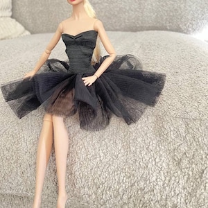 luxury handmade fashion doll royalty dress 12 inch doll smart doll clothes leather jacket image 3