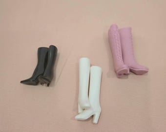 Chic 12-Inch Doll Knee-High Boots