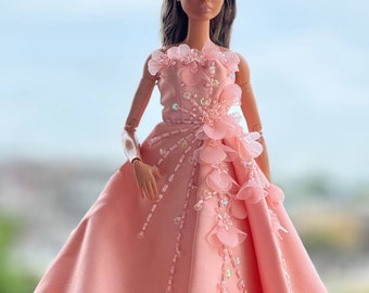 luxury handmade fashion royalty doll dress  12 inch doll smart clothes doll clothing