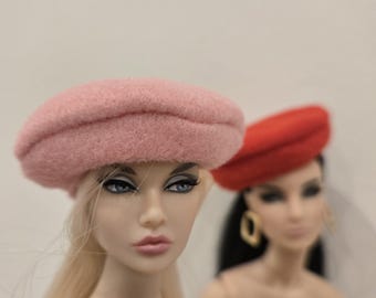 Beret Hat for 12" Fashion Dolls – Fits 1/6 Scale Doll Accessory