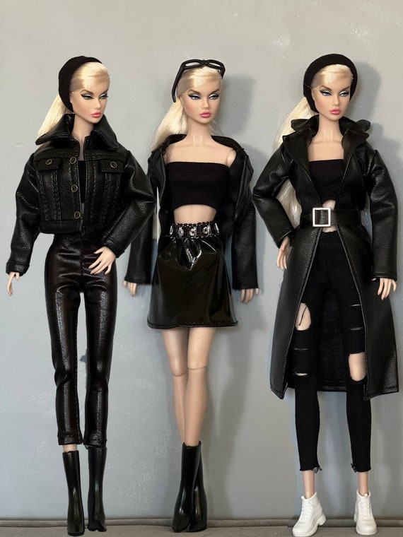 Barbie doll leather jacket sale