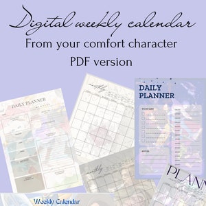 Printable weekly planner -  France
