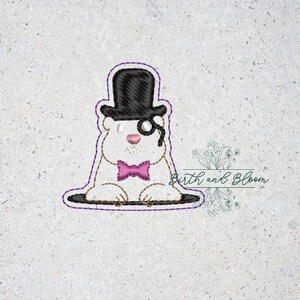 Sir Groundhog Feltie Design