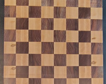 Cutting Board: Walnut and Maple Chessboard Pattern