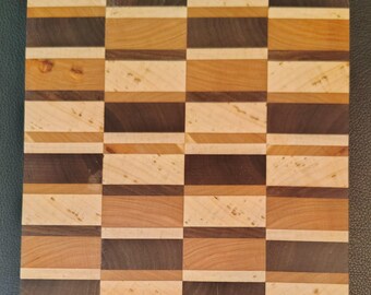 Walnut, Cherry and Maple Bar Board