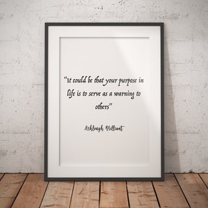 Warning Quote (Printable Decor, Quotes, funny quotes, motivational, demotivational, wall art, line art, printable, digital)
