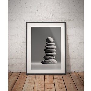 Studio Cairn (Printable Decor, Cairn, Modern Neutral Minimalist Wall Decor, Printable, Digital Art)