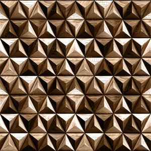 3D Optical Illusion Laser Engrave File: Seamless Wood Tile (PNG, SVG)